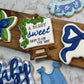 A Berry Sweet Baby Boy is on the way shower cookie set