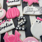 Two Spooky Child's Birthday Sugar Cookie Set- Pink or Blue