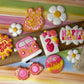 Two Groovy Retro Sugar Cookie Birthday Set