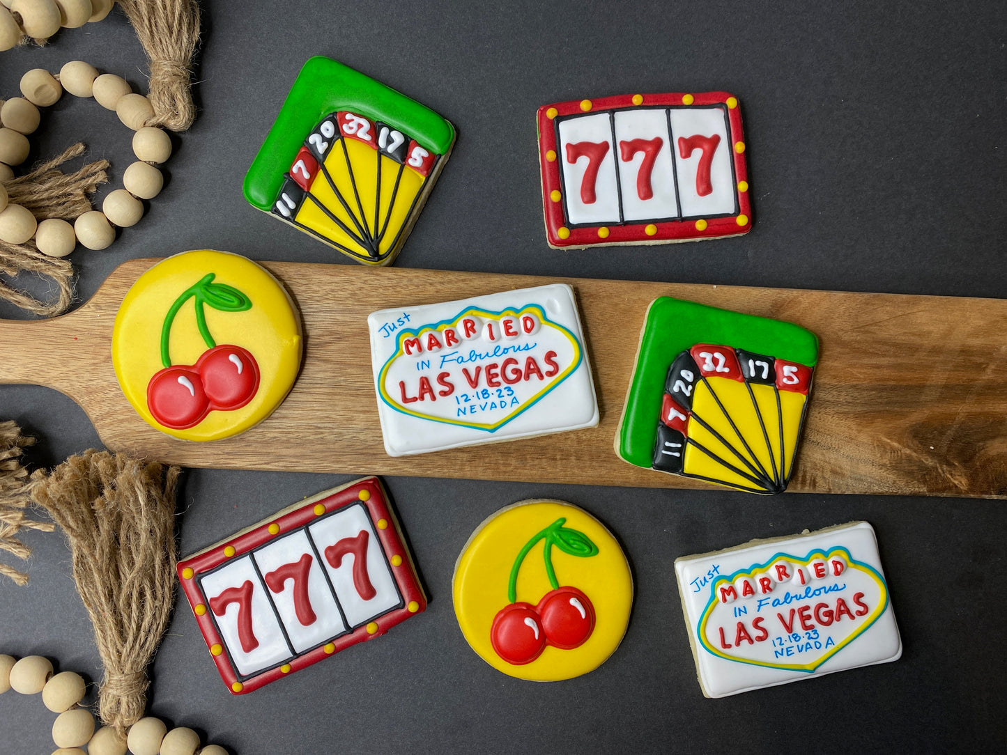 Casino Game Night Cookie Set