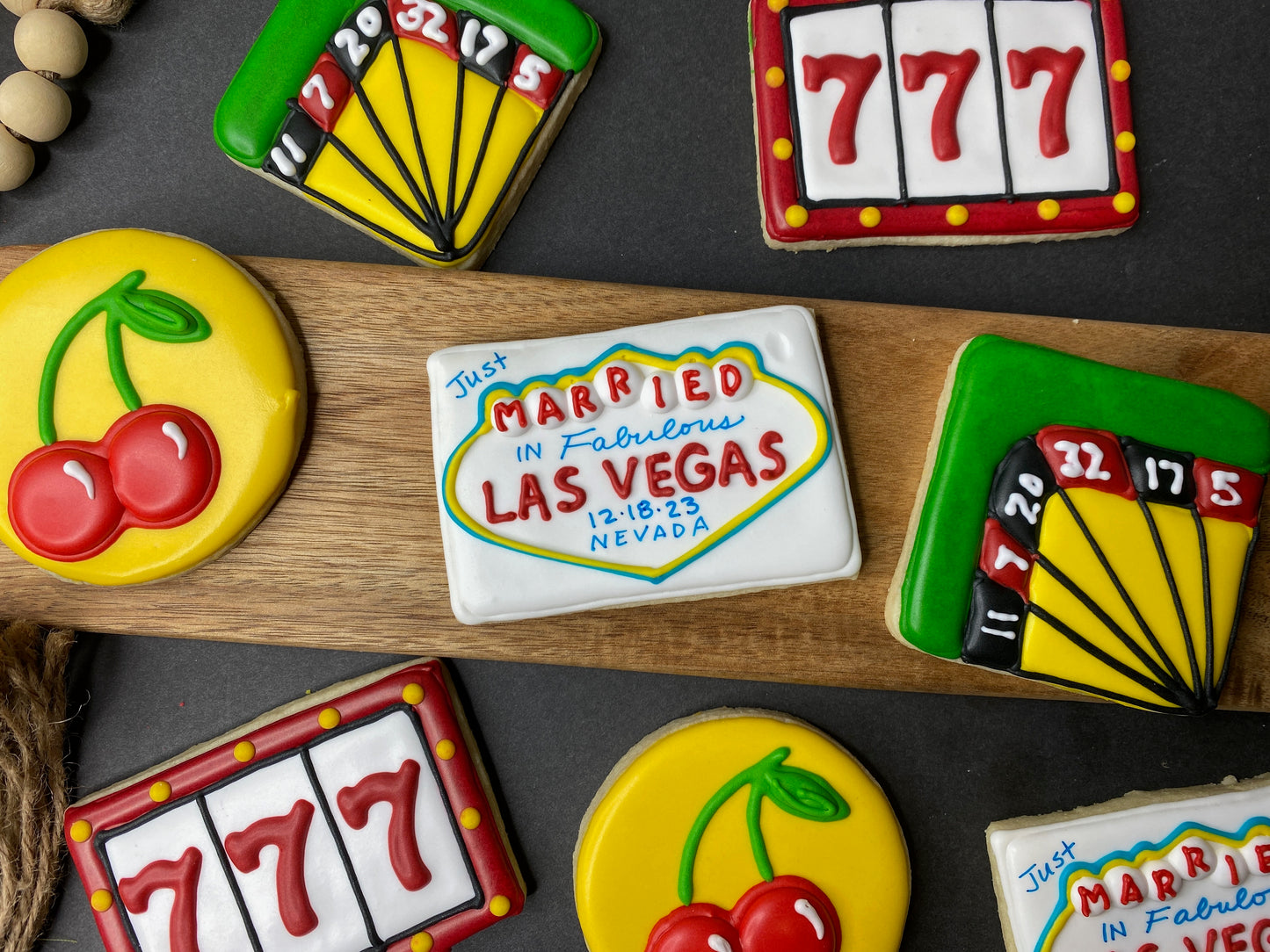 Casino Game Night Cookie Set