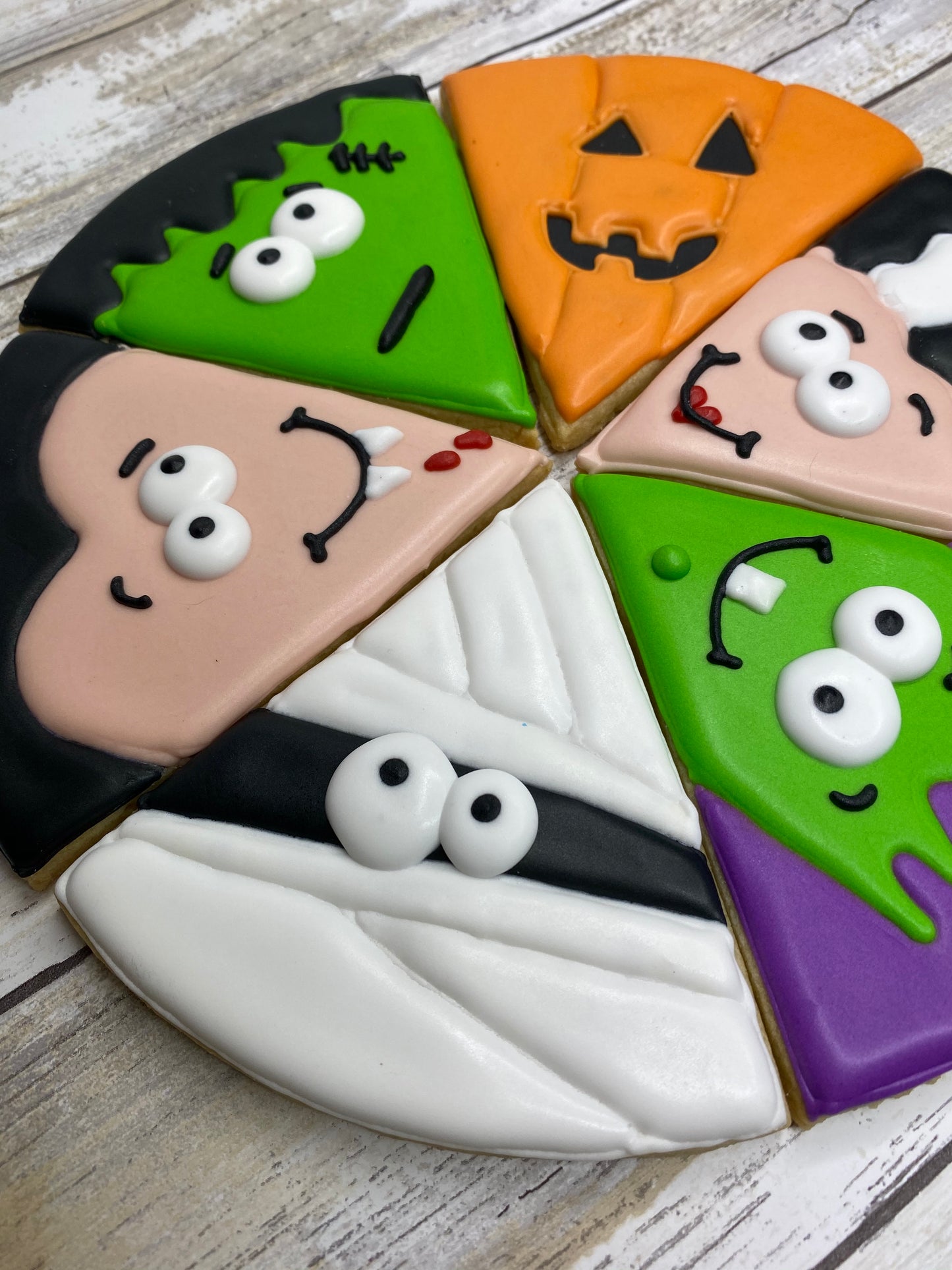 Halloween Character Cookie Pie