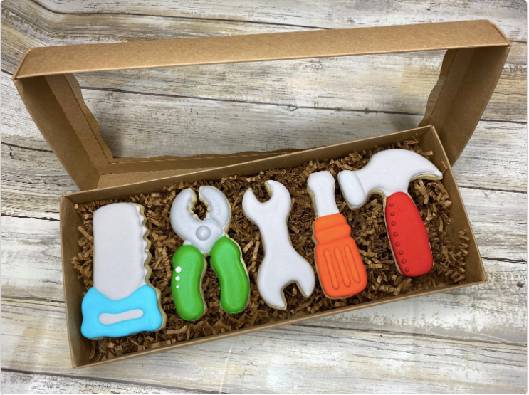 Tool Shaped Sugar Cookie Gift Box Set