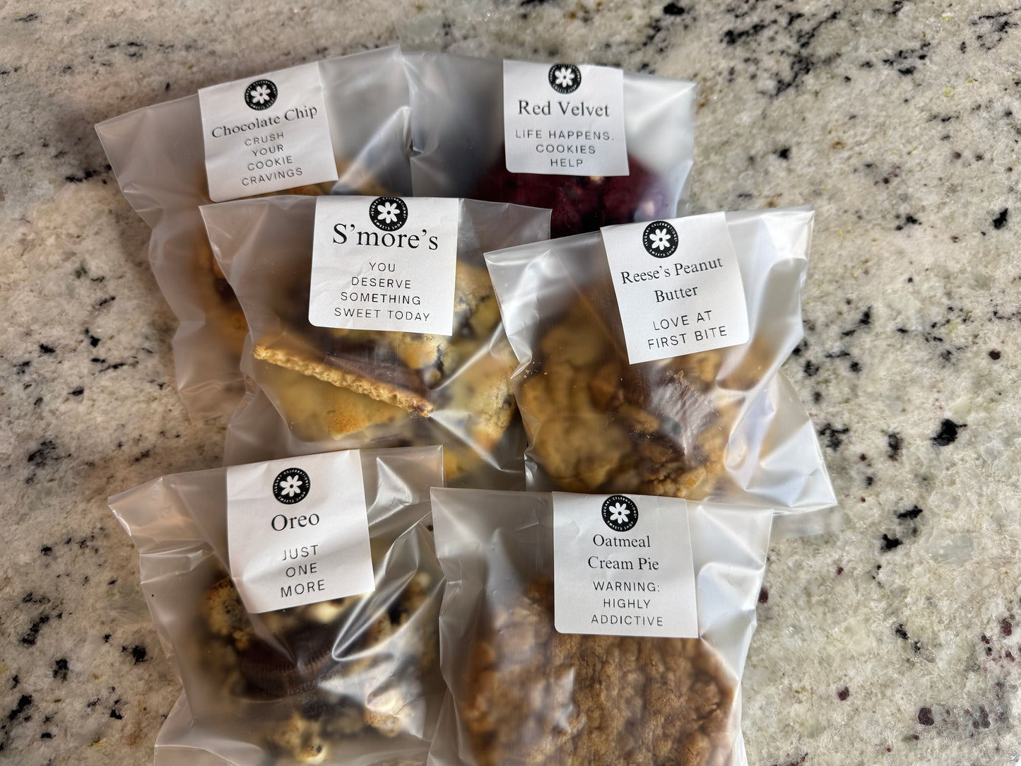 Cookie Gift Box- 6 Large Gourmet cookies