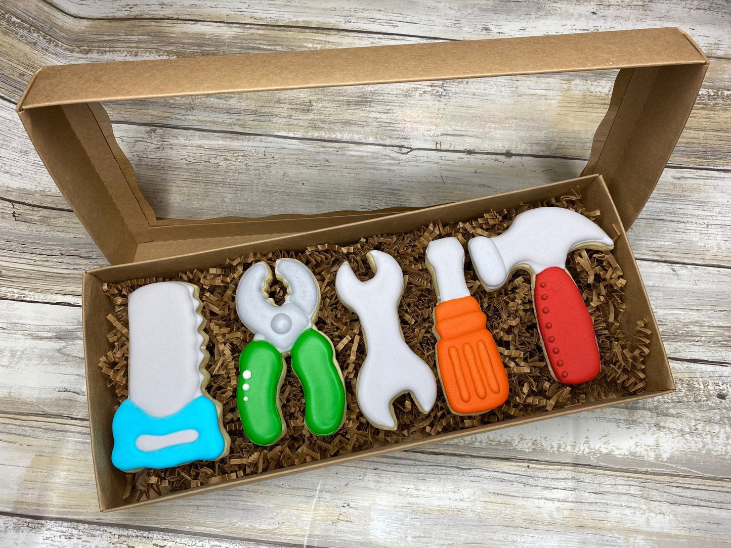 Tool Shaped Sugar Cookie Gift Box Set