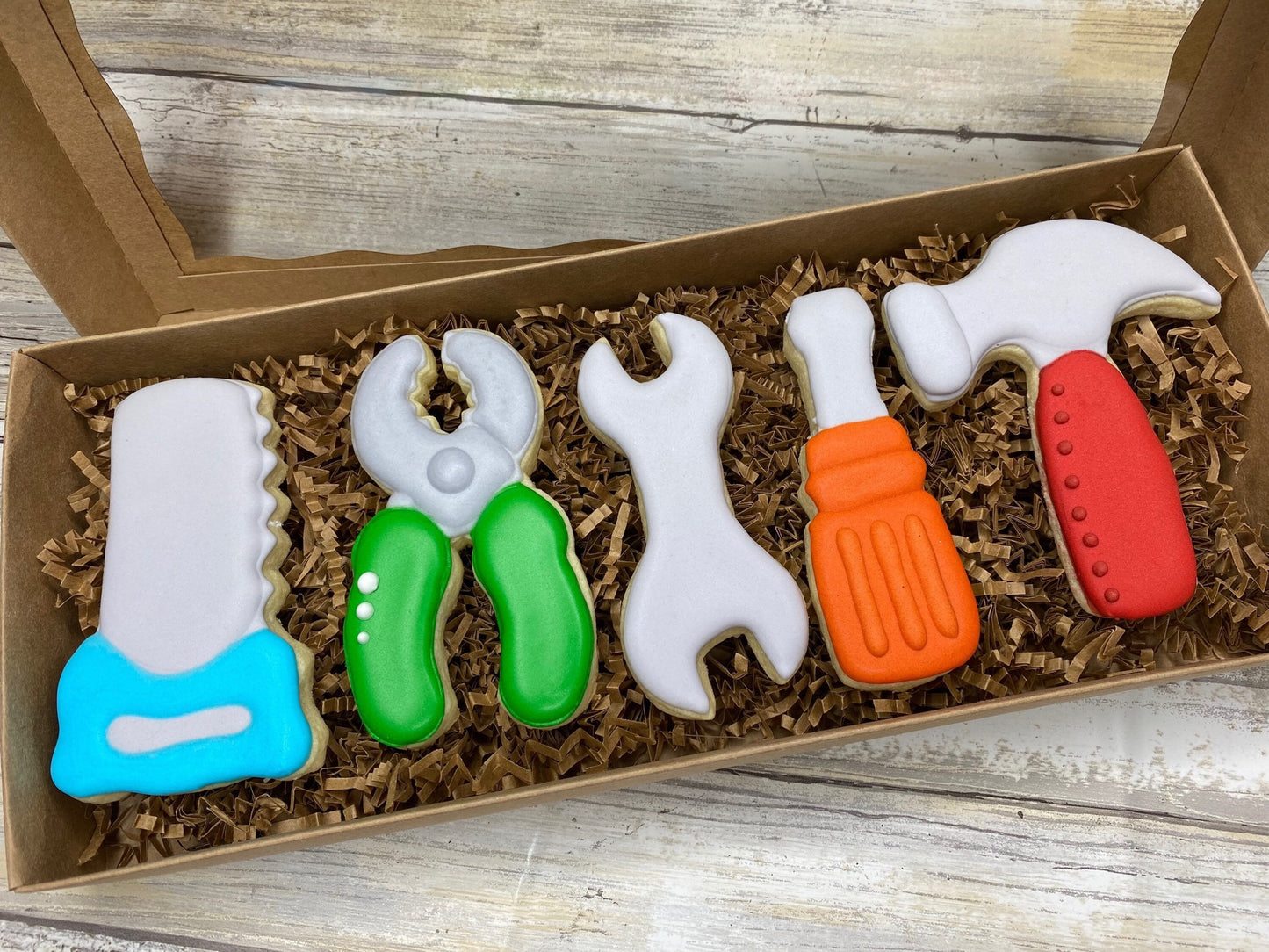 Tool Shaped Sugar Cookie Gift Box Set