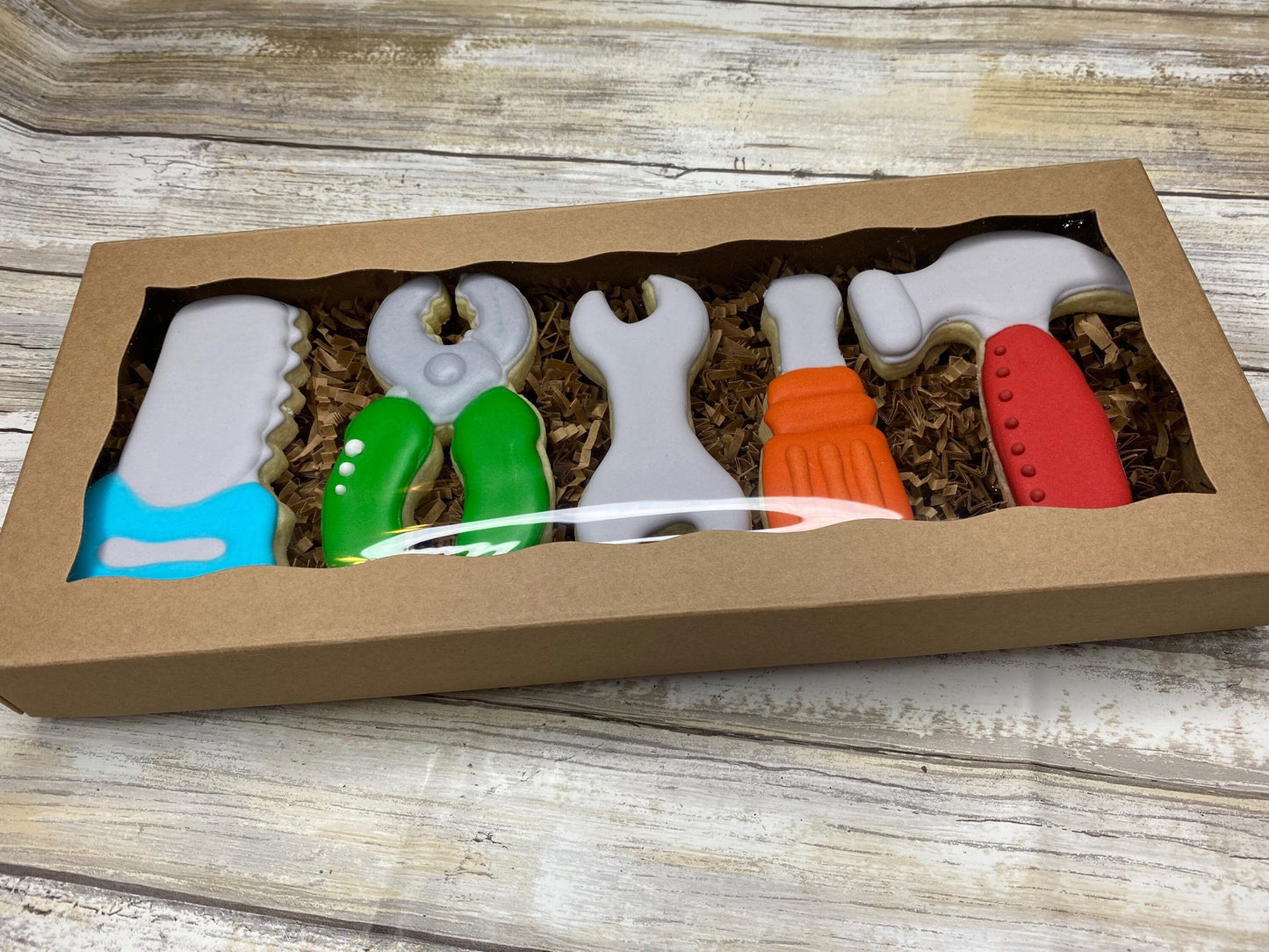 Tool Shaped Sugar Cookie Gift Box Set