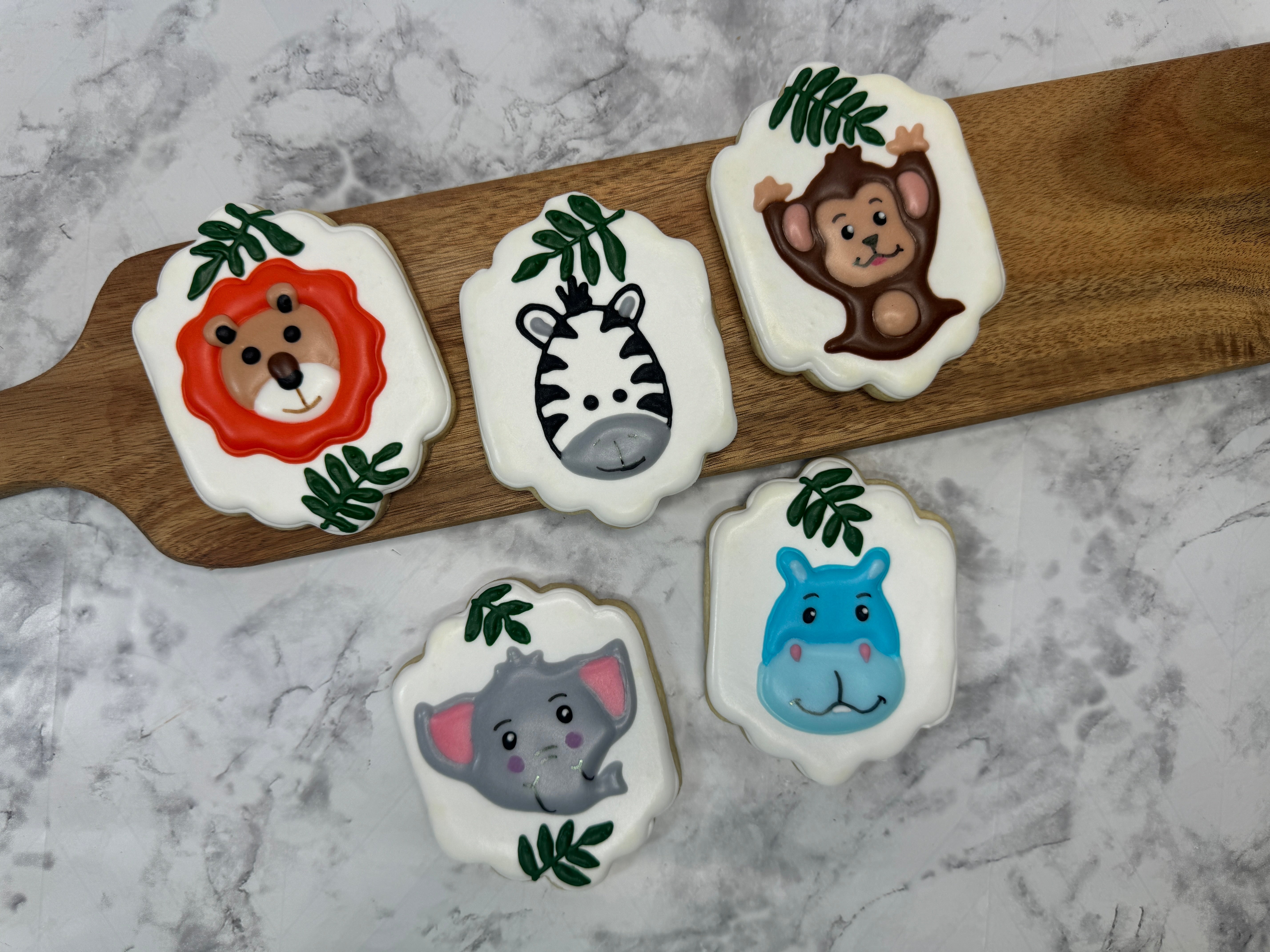 Deals Baby Safari sugar cookies- 1 dozen